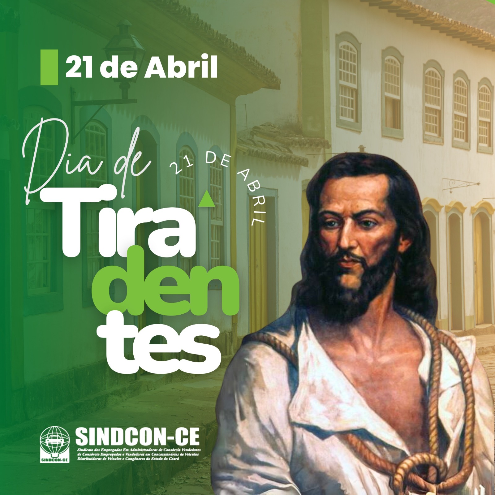 Sindcon-ce celebra o Dia de Tiradentes: uma homenagem à luta pela justiça social